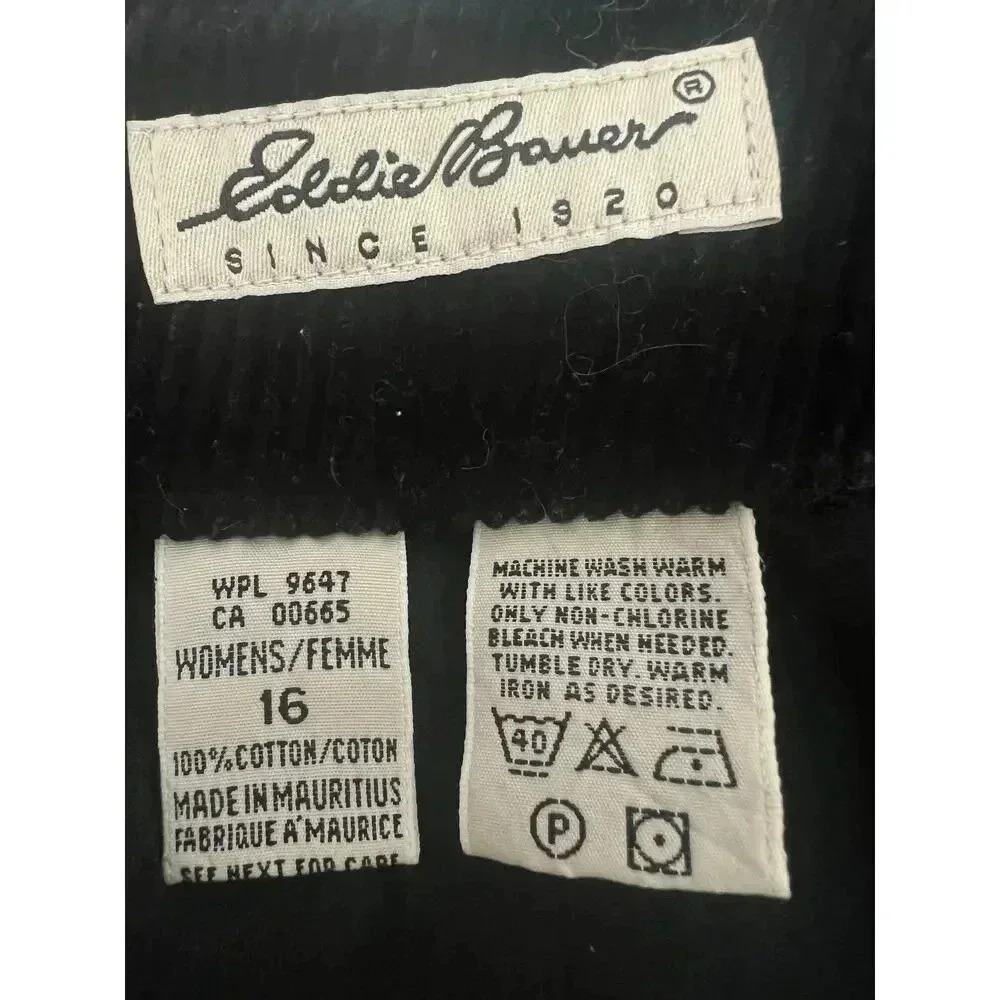 EDDIE BAUER CORDEROY KNEE LENGTH PENCIL SKIRT SIZE 16 - Picture 6 of 6